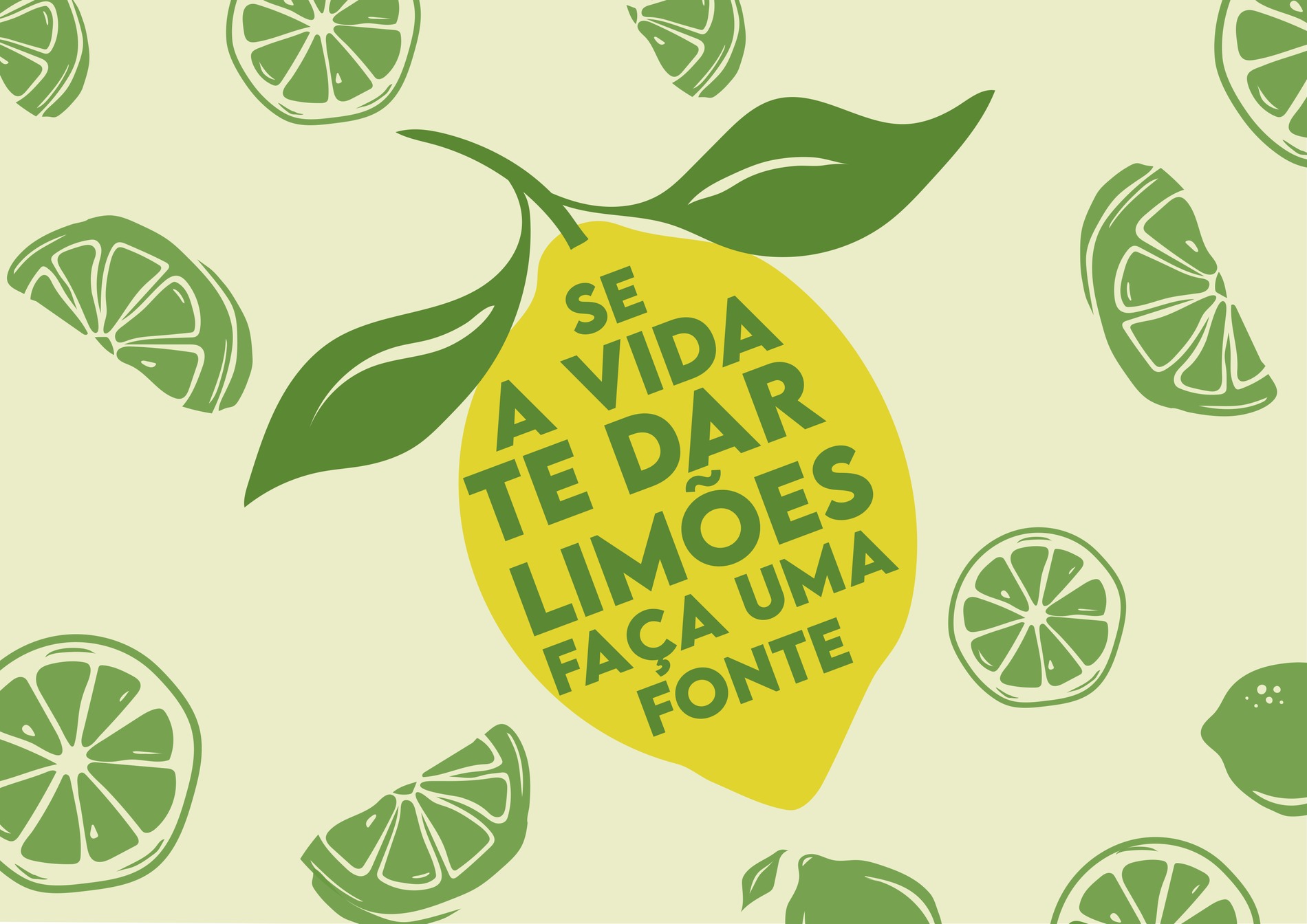 Cartaz Lemon Milk — projeto tipográfico